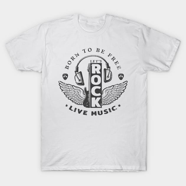 Born to be free T-Shirt by Numanatit